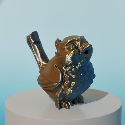 New Zealand Singing Bird 25cm Wall Clock - 12 Authentic Bird Calls