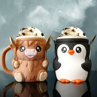The Ultimate Ice Cream Buddy Bundle | Penguin & Highland Cow